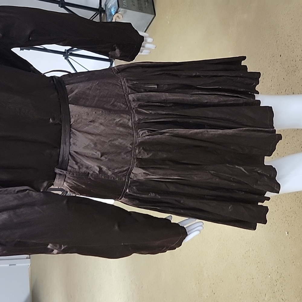 Joseph Ribkoff Pleated Metallic Button Button Down Trench Coat Size 12 - Picture 6 of 12